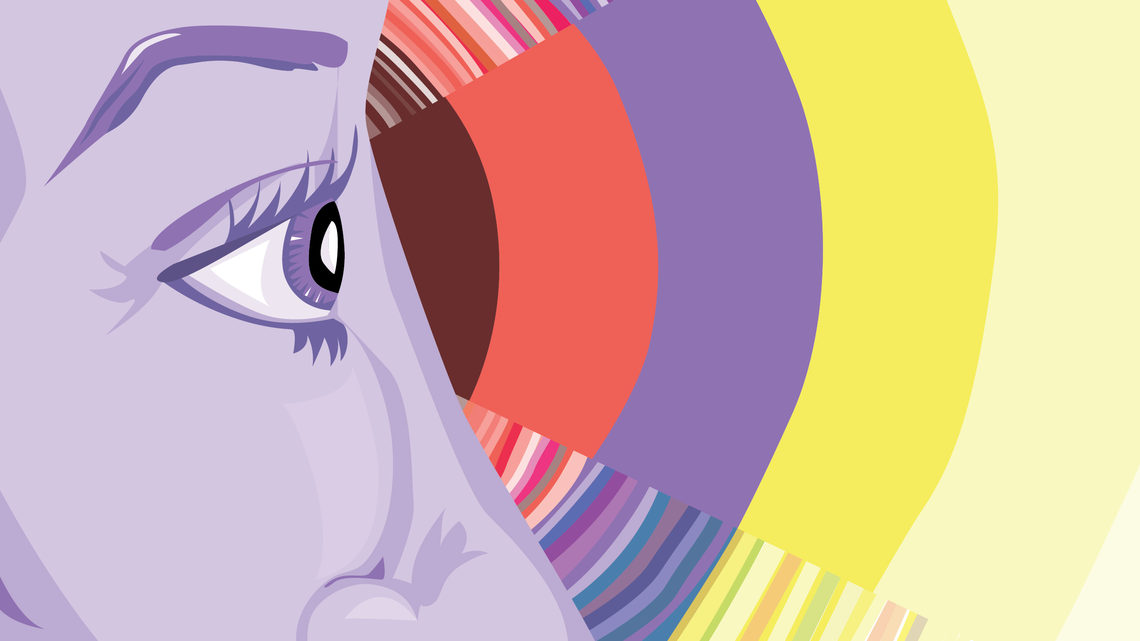 Illustration of most types of light are invisible to our eyes