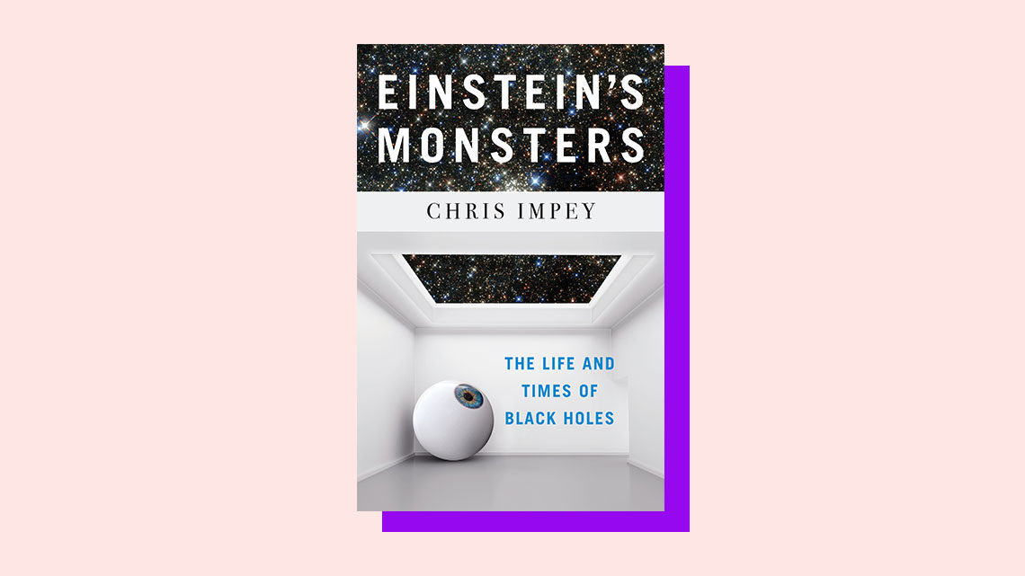 "Einstein’s Monsters" book cover by Chris Impey