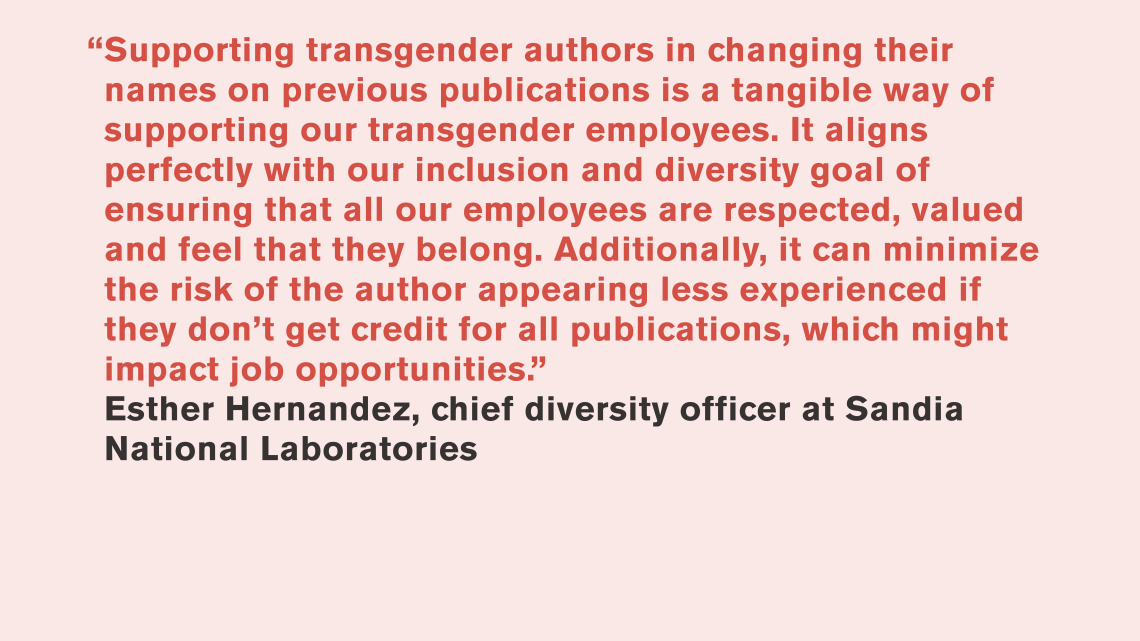 Esther Hernandez, Sandia National Laboratories