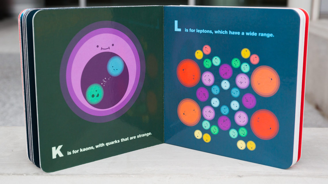 ABC's of particle physics K&L spread 