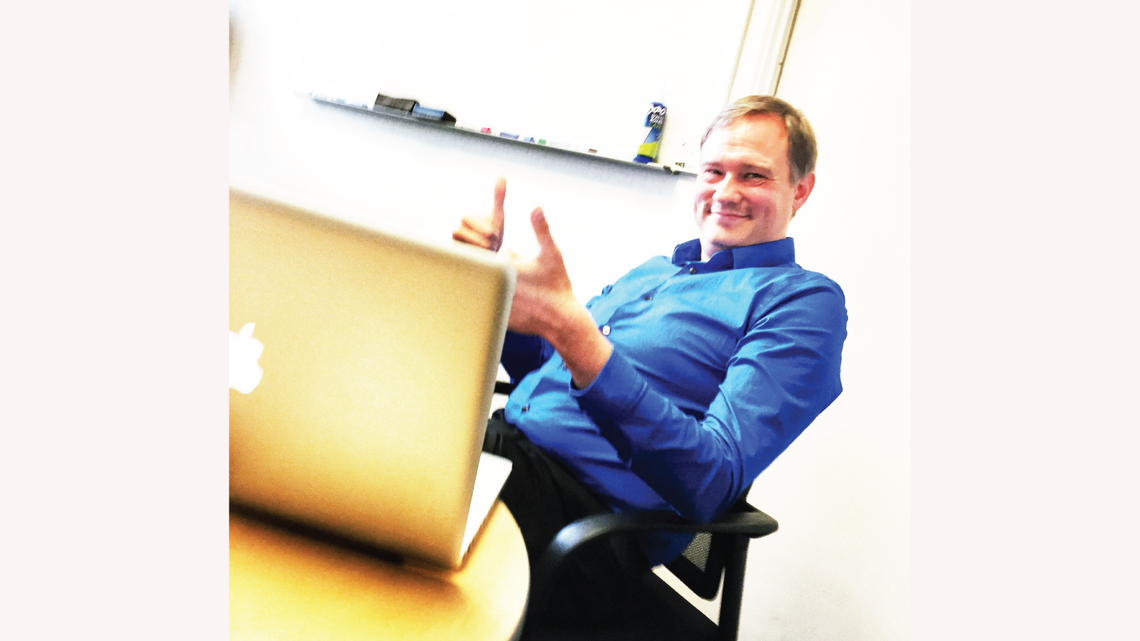 Photo of Berkeley Lab scientist Dan McKinsey participated in a Reddit AMA about dark matter