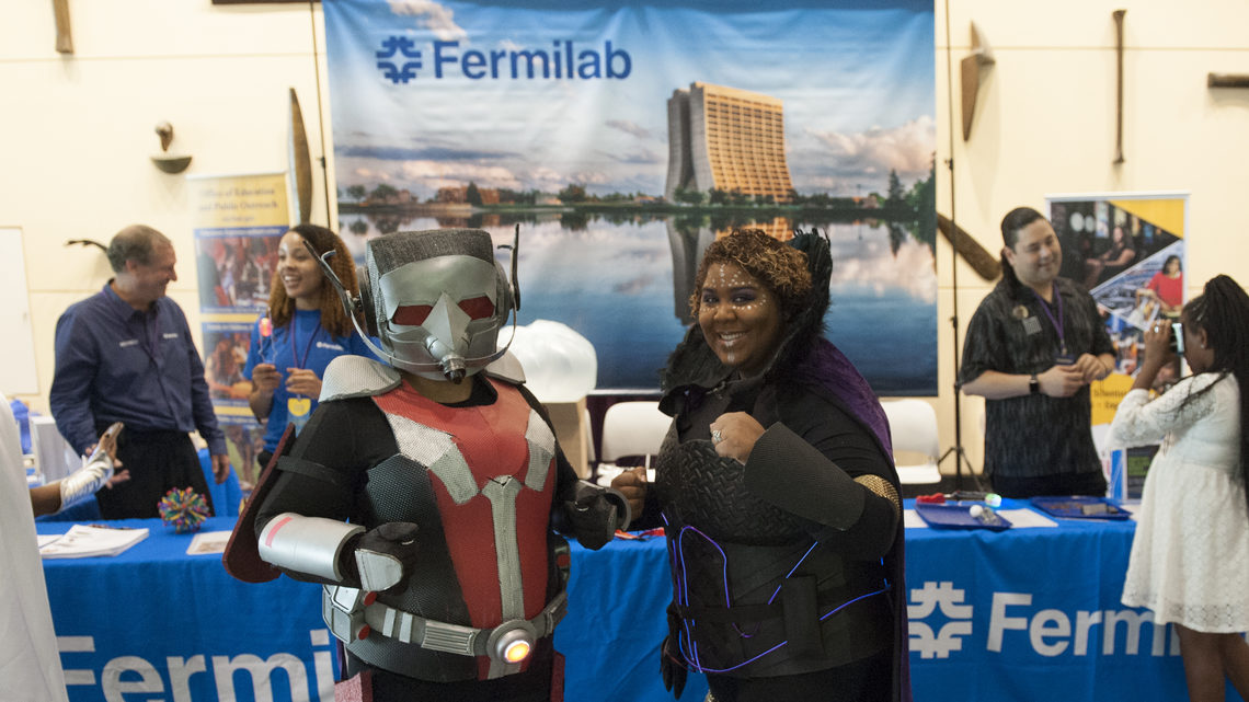 Attendees in costume