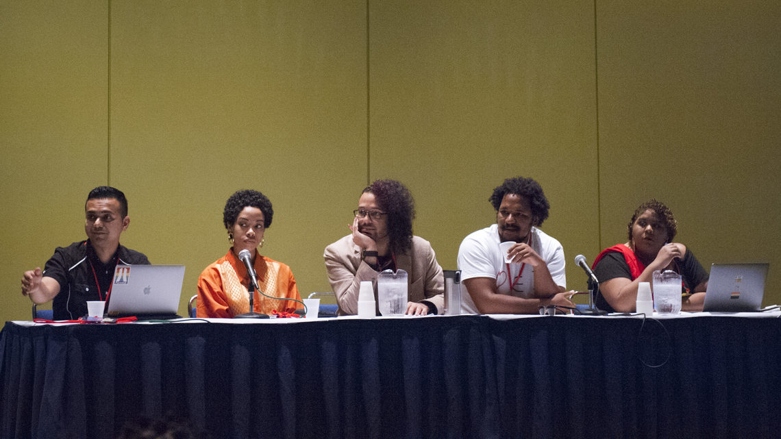 A panel at Wakandacon