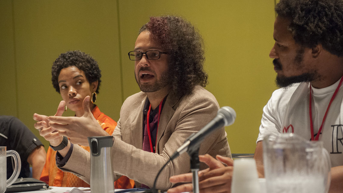 A panel at Wakandacon