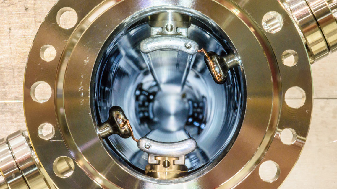 A view into the circular IOTA kicker.