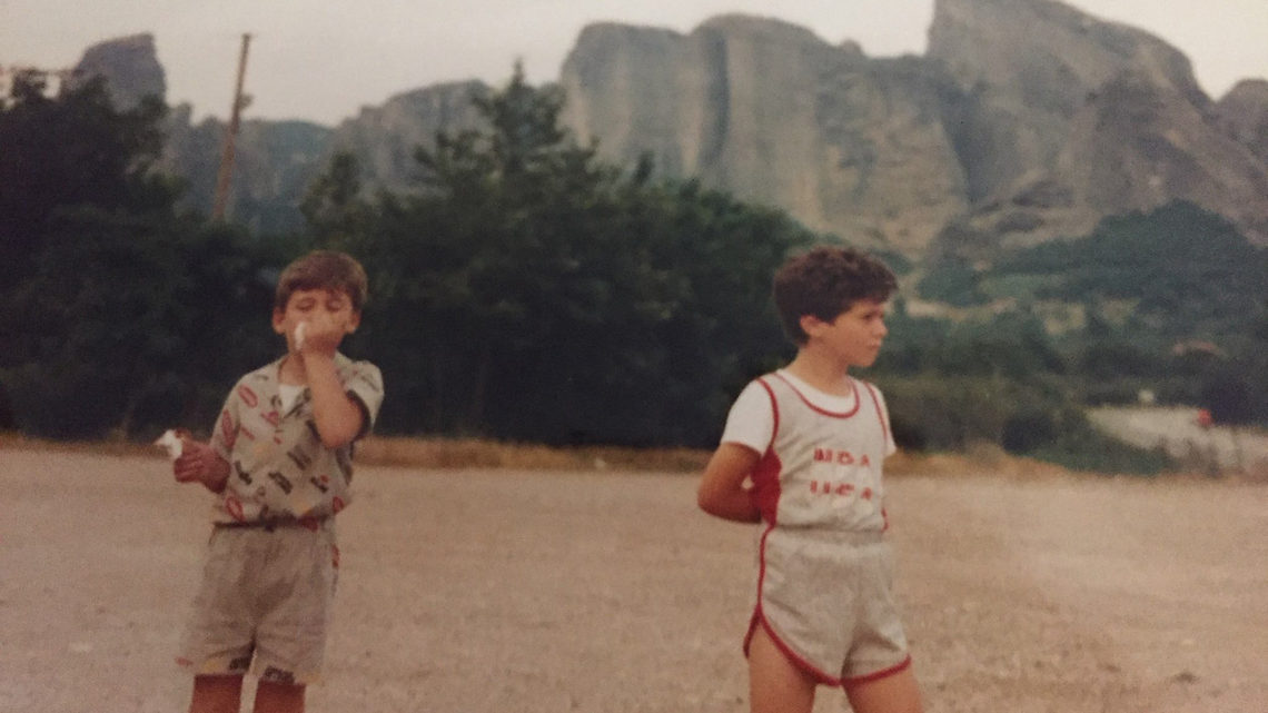 Konstantinos and George as young boys