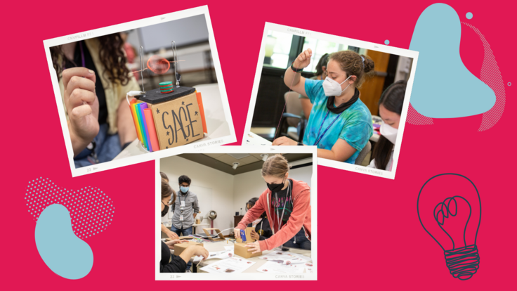 Photo collage from the SAGE Journey program