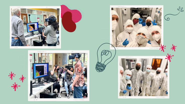 Photo collage from the SAGE Journey program