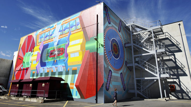 Photo of ATLAS mural