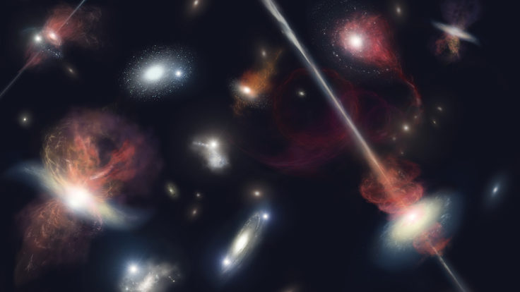 Photo the cosmos seeded with heavy elements during youth