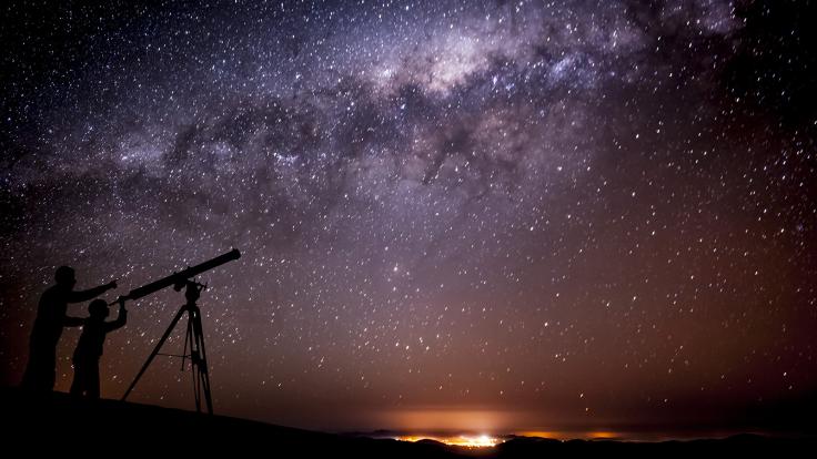 Photo of the Milky Way's hot spot