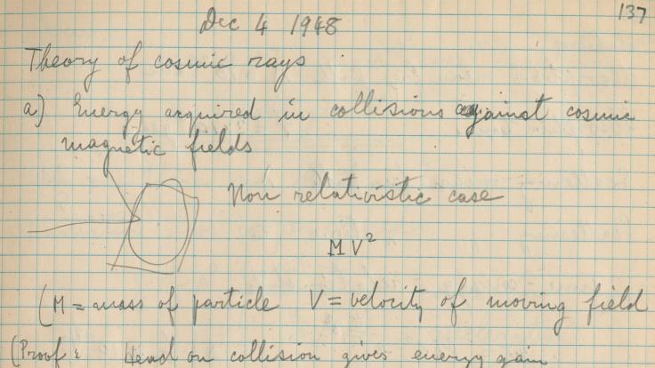 Logbook of Cosmic rays