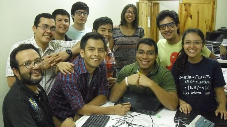 Group photo of students who participated in the Escaramujo Project