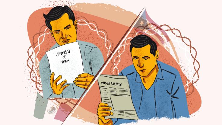 Illustration of Alfredo Aranda and Angel López