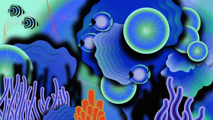 Illustration of ocean life