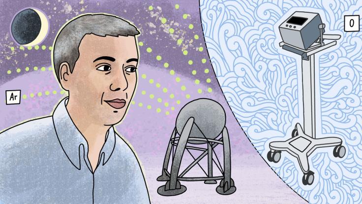 Illustration of Cristiano Galbiati
