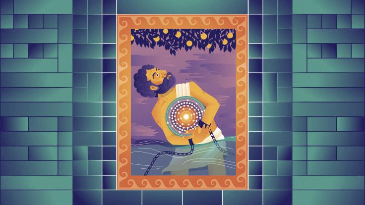Illustration of Tantulus holding tantulum