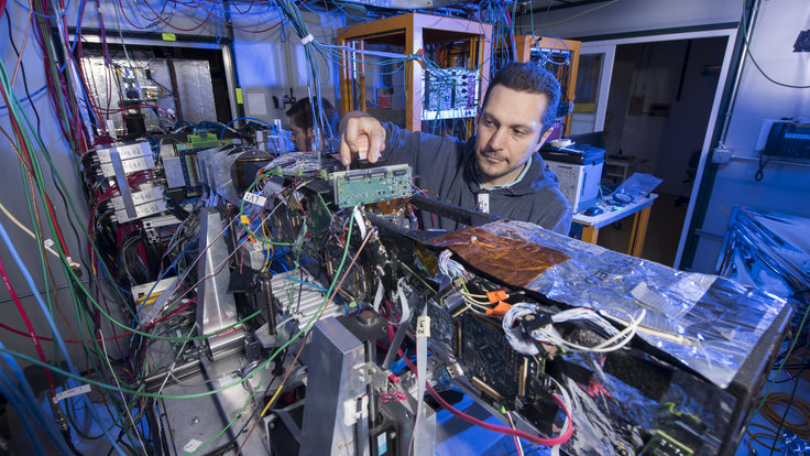 CMS modules at Fermilab Test Beam Facility ( FTBF )