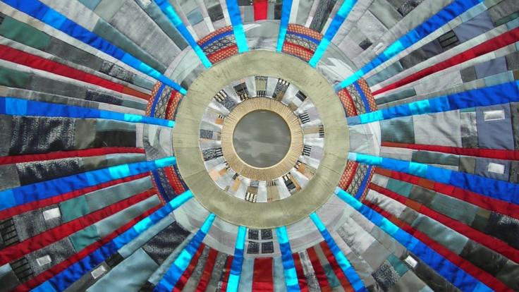A collider quilt