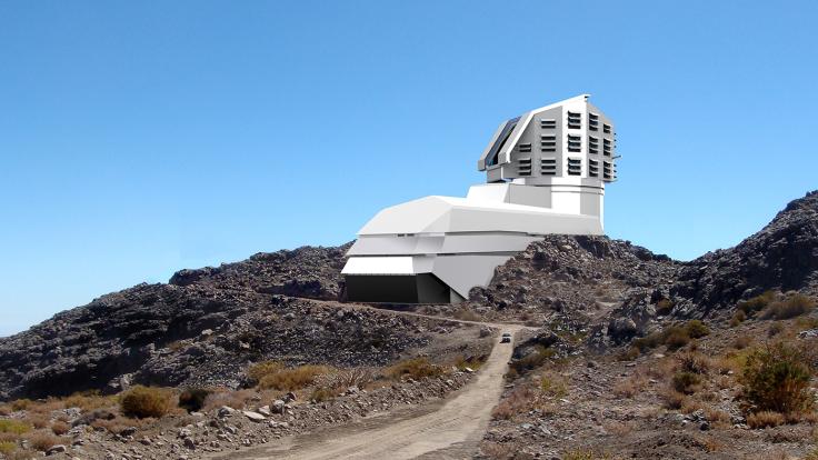 Photo of LSST rendering