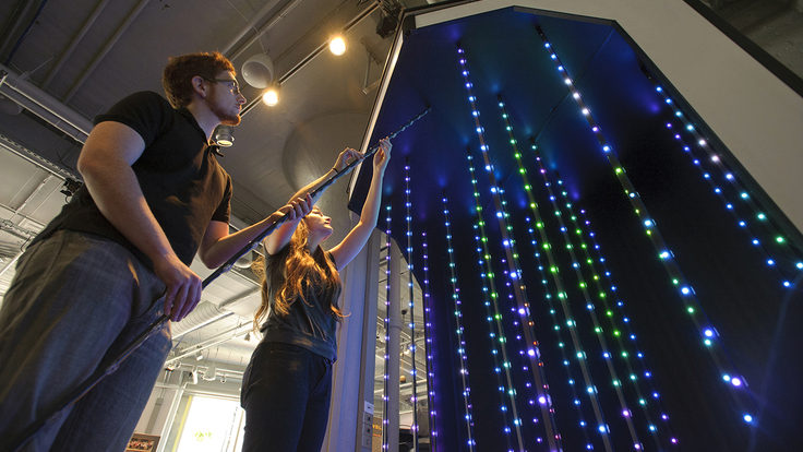 Photo of Neutrino exhibit MIT