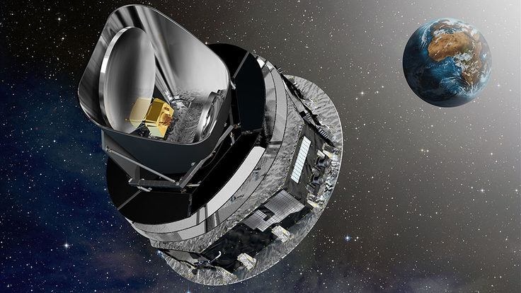 Image of Planck cruising to L2