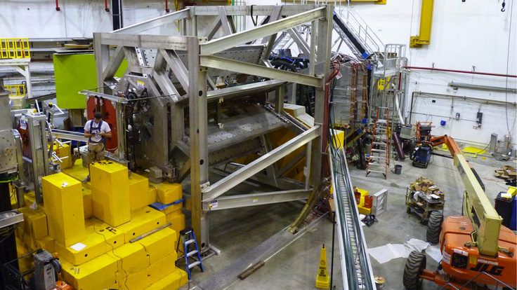 Photo of Q-weak experiment
