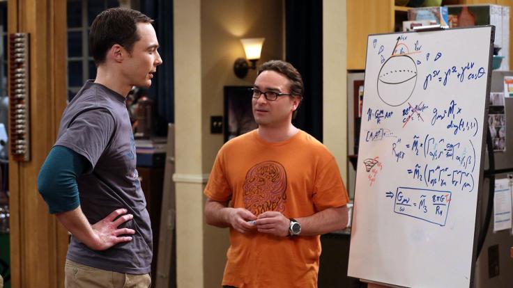 Photo of Sheldon and Leonard