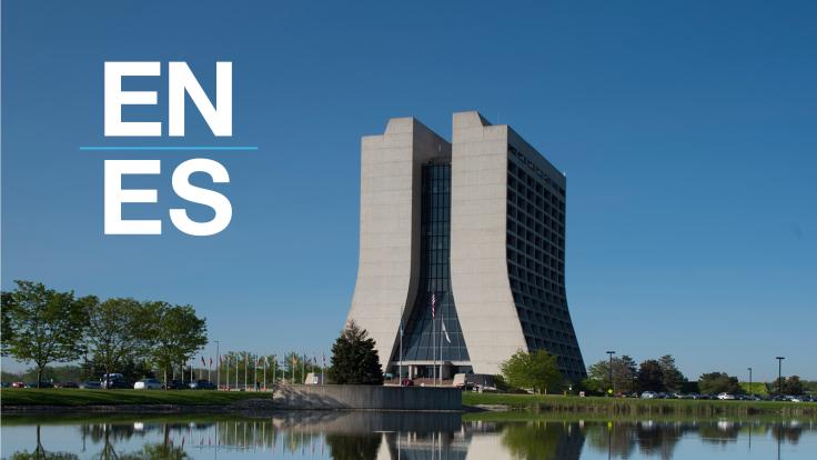 Wilson hall with "EN/ES" typography 