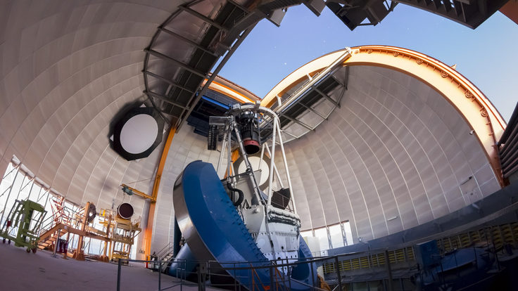 Photo of Dark Energy Camera from time-lapse