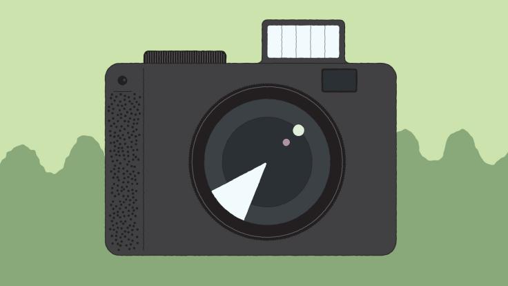 Illustration of a camera