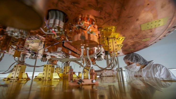 Photo of cuore cryostat