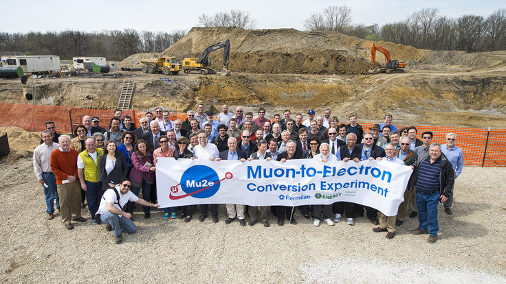 Photo of mu2e groundbreaking