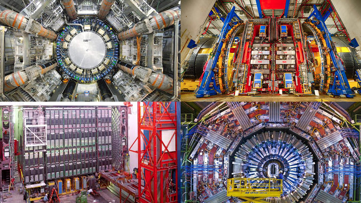 Photo of four detectors