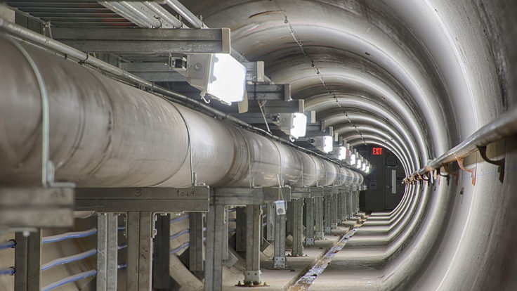 Photo of Fermilab beamline