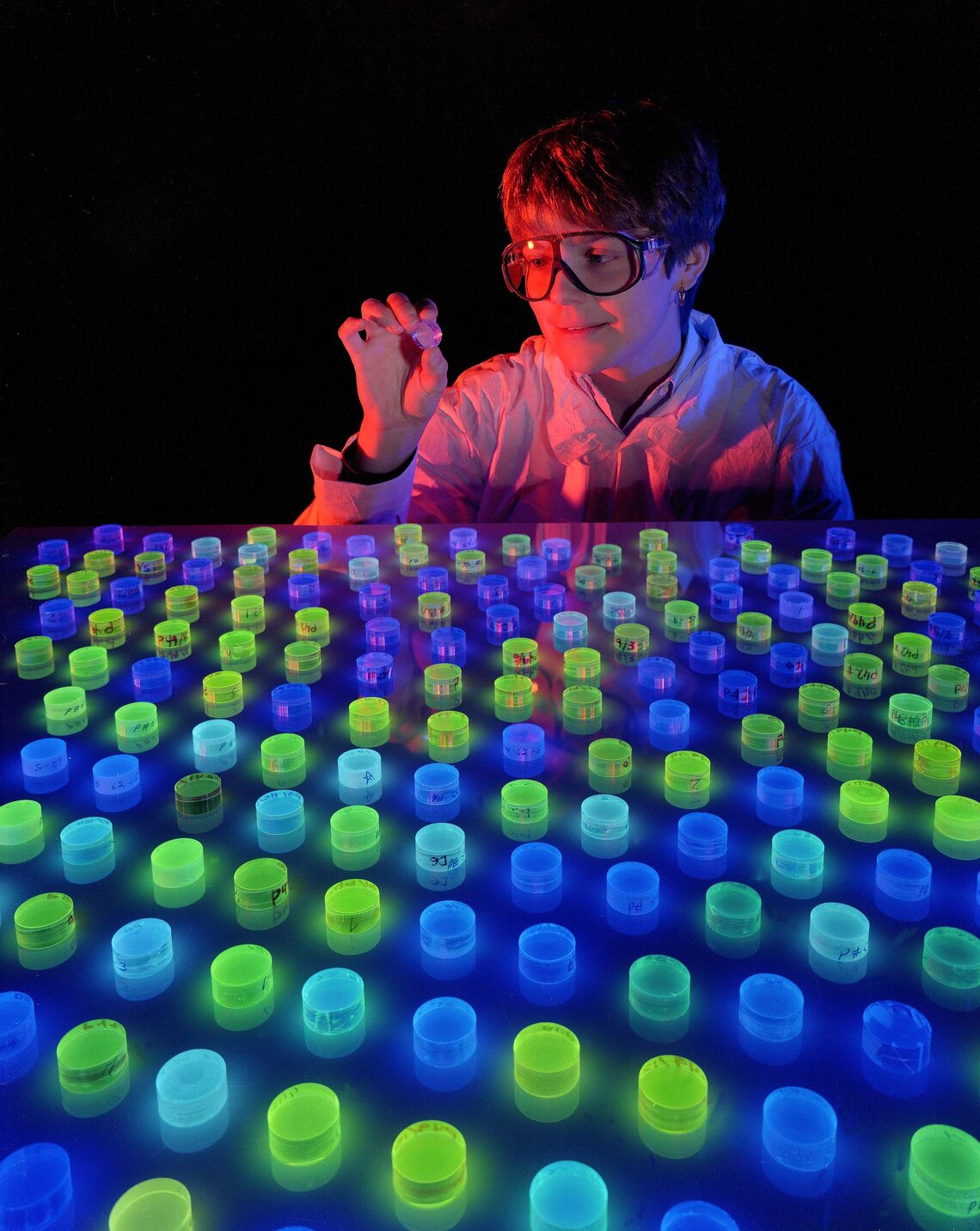 Photograph of Scintillating material