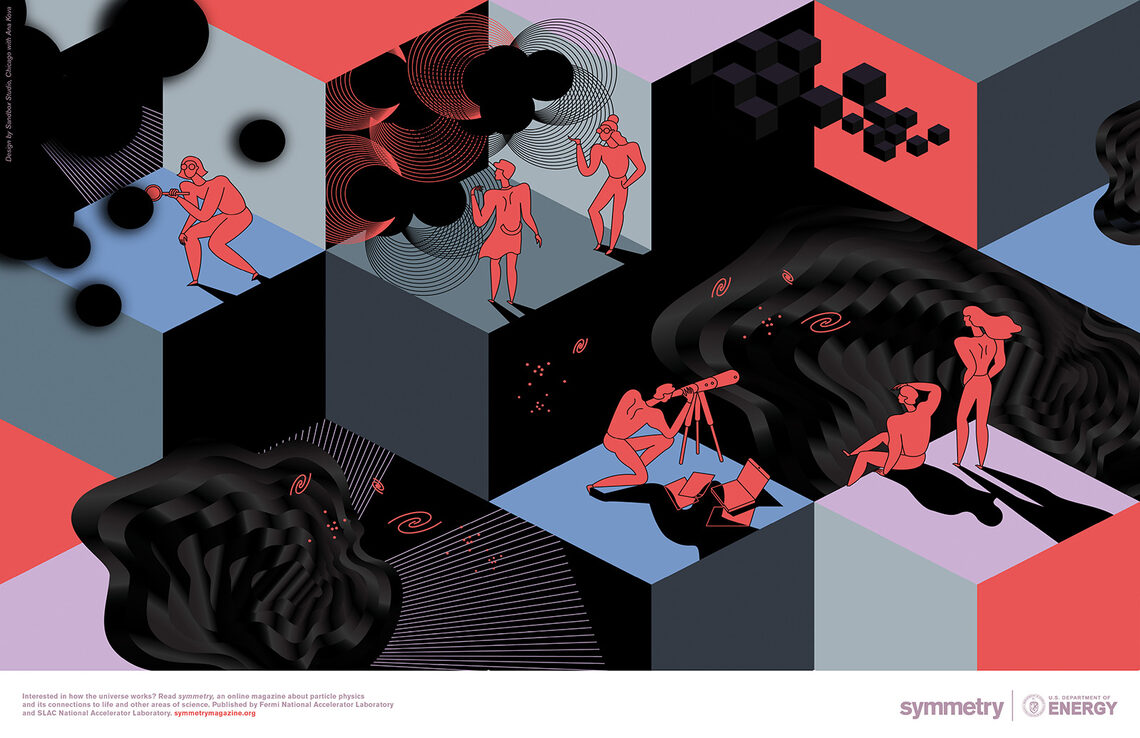 Small Dark Matter Experiments Poster: Scientists in search of dark matter